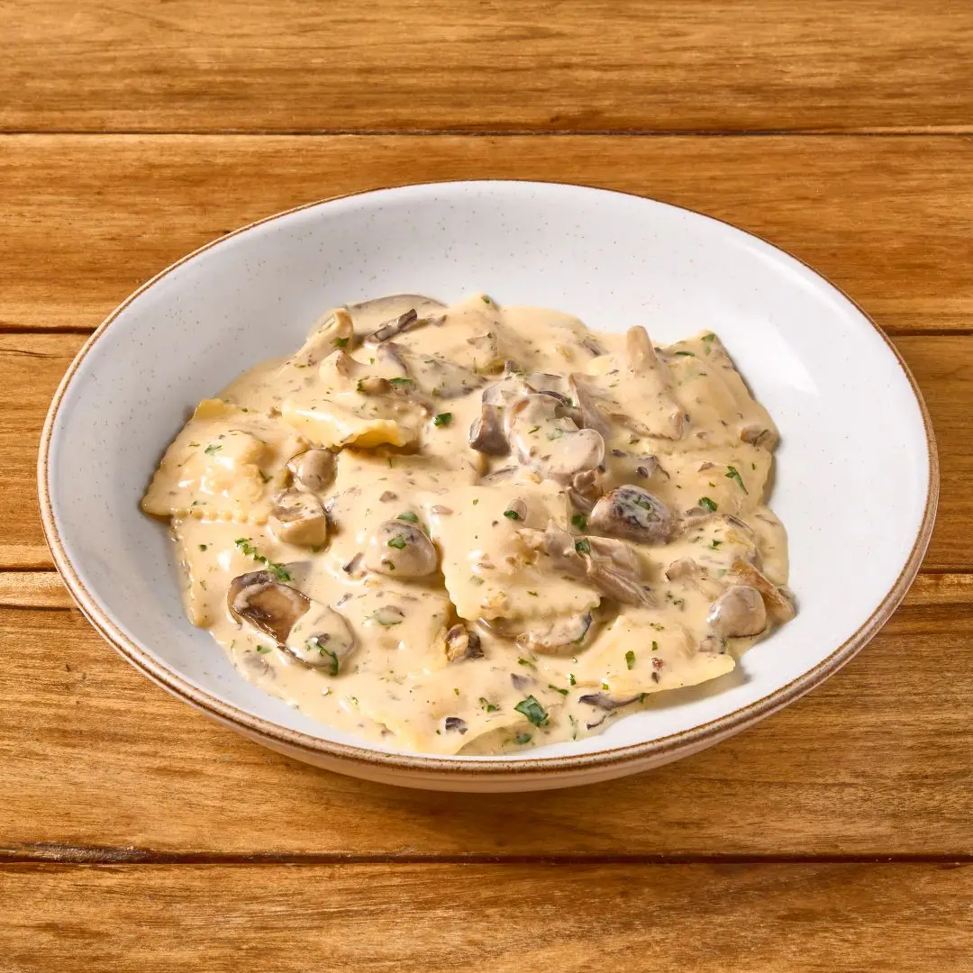 Ravioli Pollo Funghi