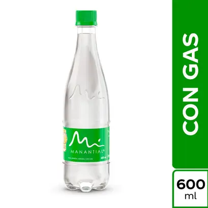 Manantial Con Gas 600ml